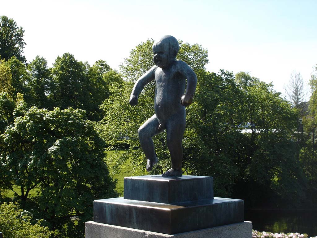 Vigeland Sculpture Park, The Angry Boy, Oslo, Norway
